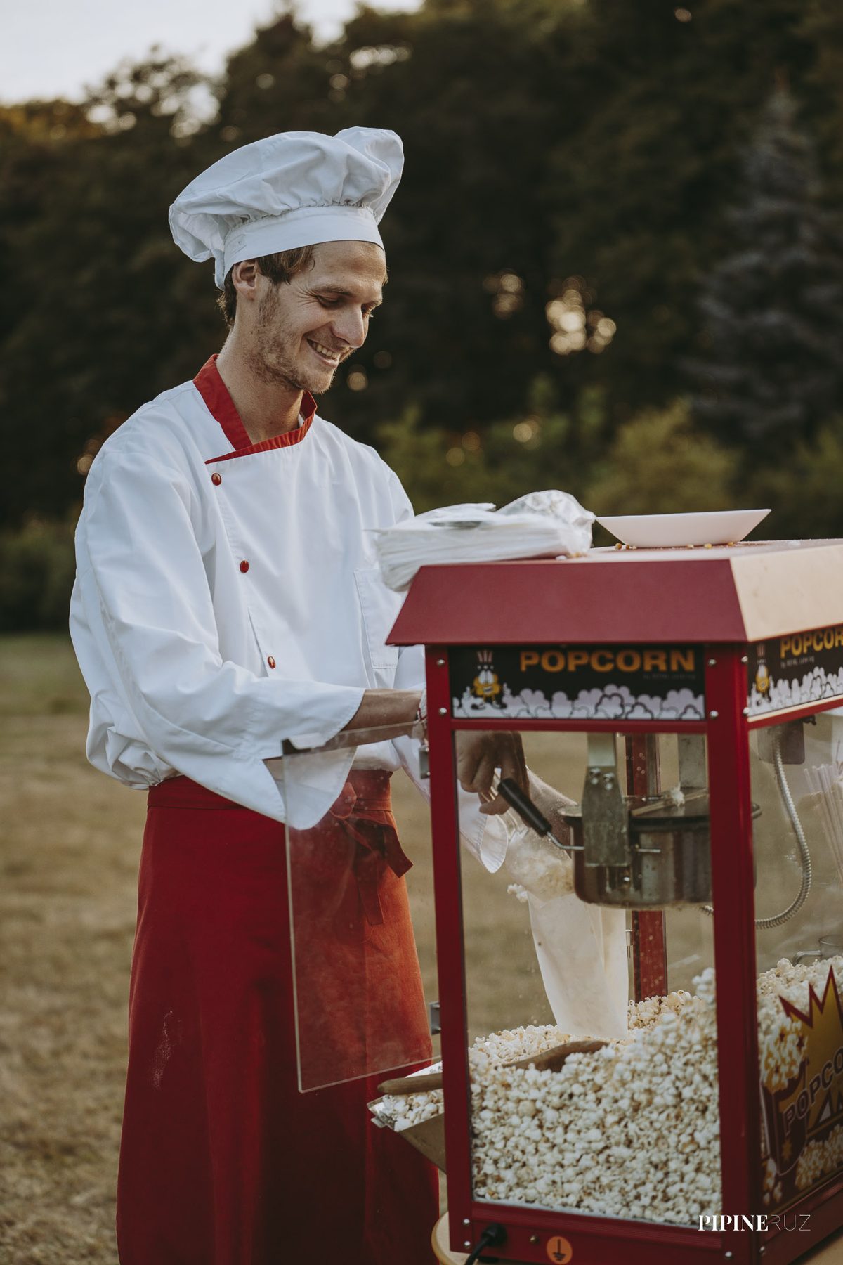 Machine à popcorn professionnelle en Belgique, popcorn fraîchement préparé sur place